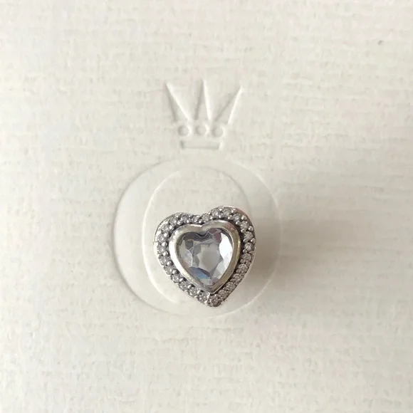 PANDORA Sparkling Love Charm, Clear Cubic Zirconia - Picture 2 of 4